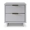 Manhattan Comfort Granville Nightstand 2.0 in White NS-5011 - alternate 1